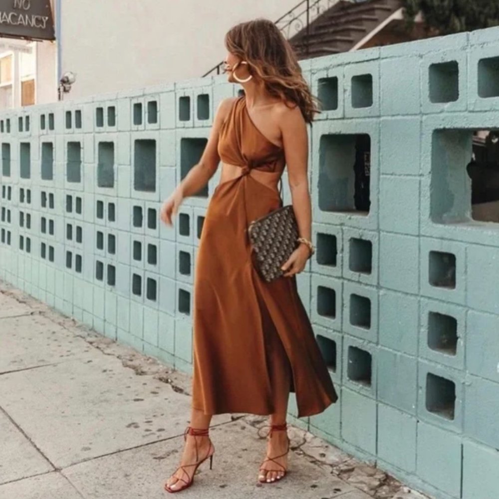 LPA Imani Dress in Brown